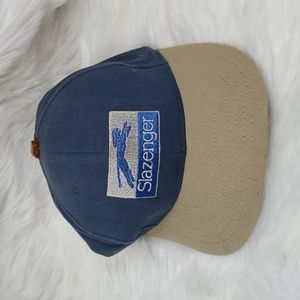 Vintage Slazenger cotton embroidered logo baseball cap hat men